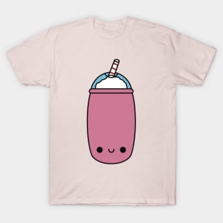 Cute Kawaii Strawberry Milkshake T-Shirt